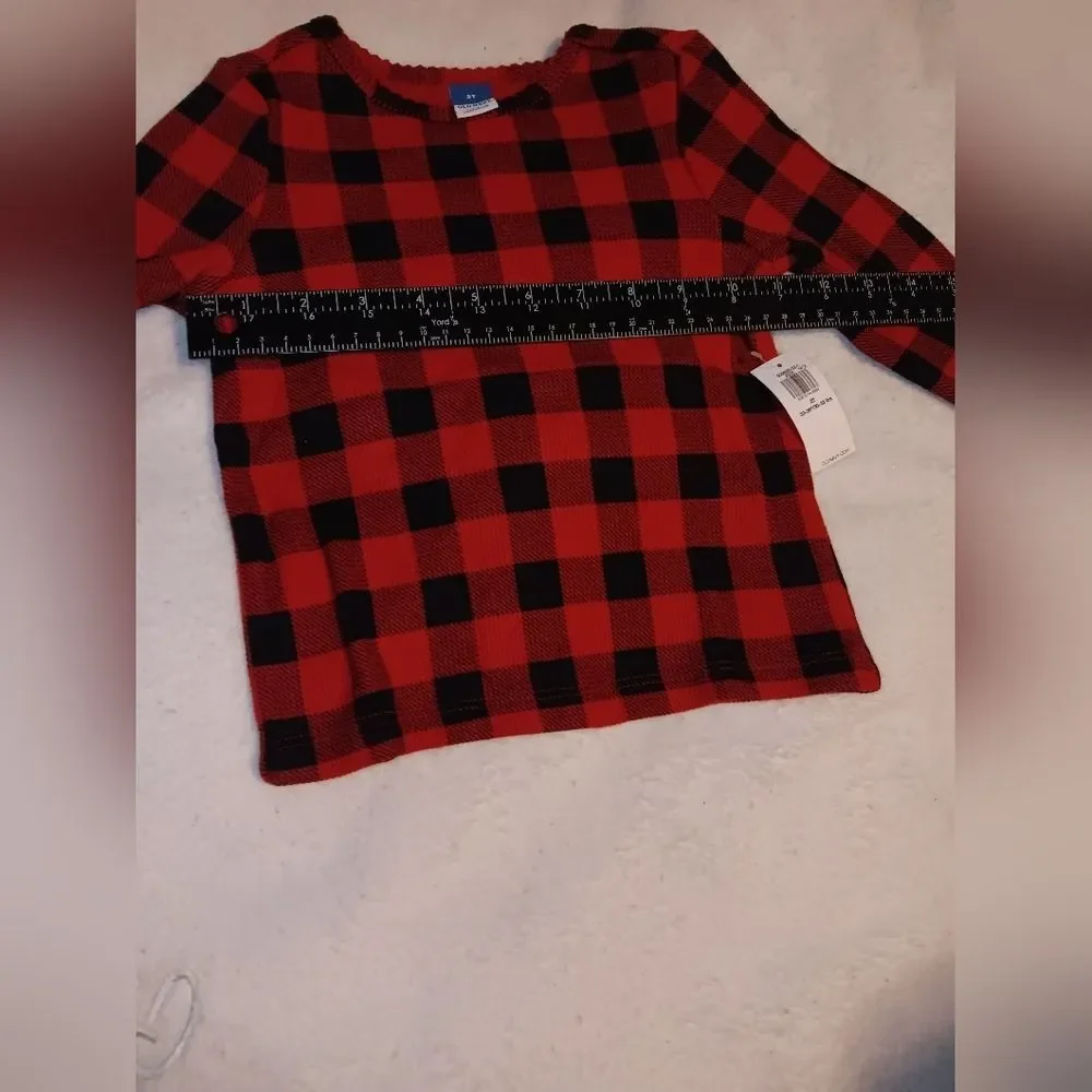 Old Navy Printed Long-Sleeve Thermal-Knit T-Shirt NWT